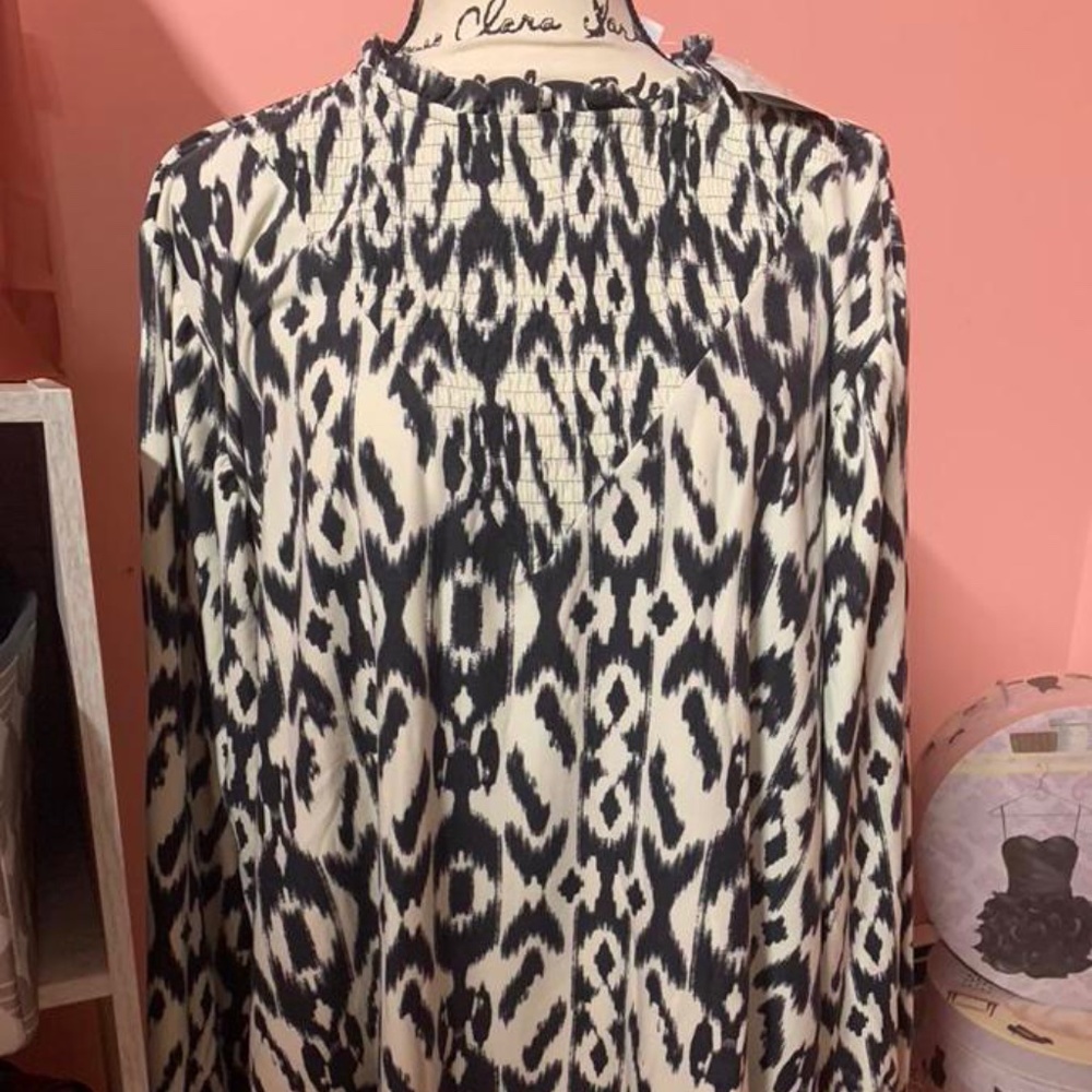 LuLaRoe Black and Cream Clara